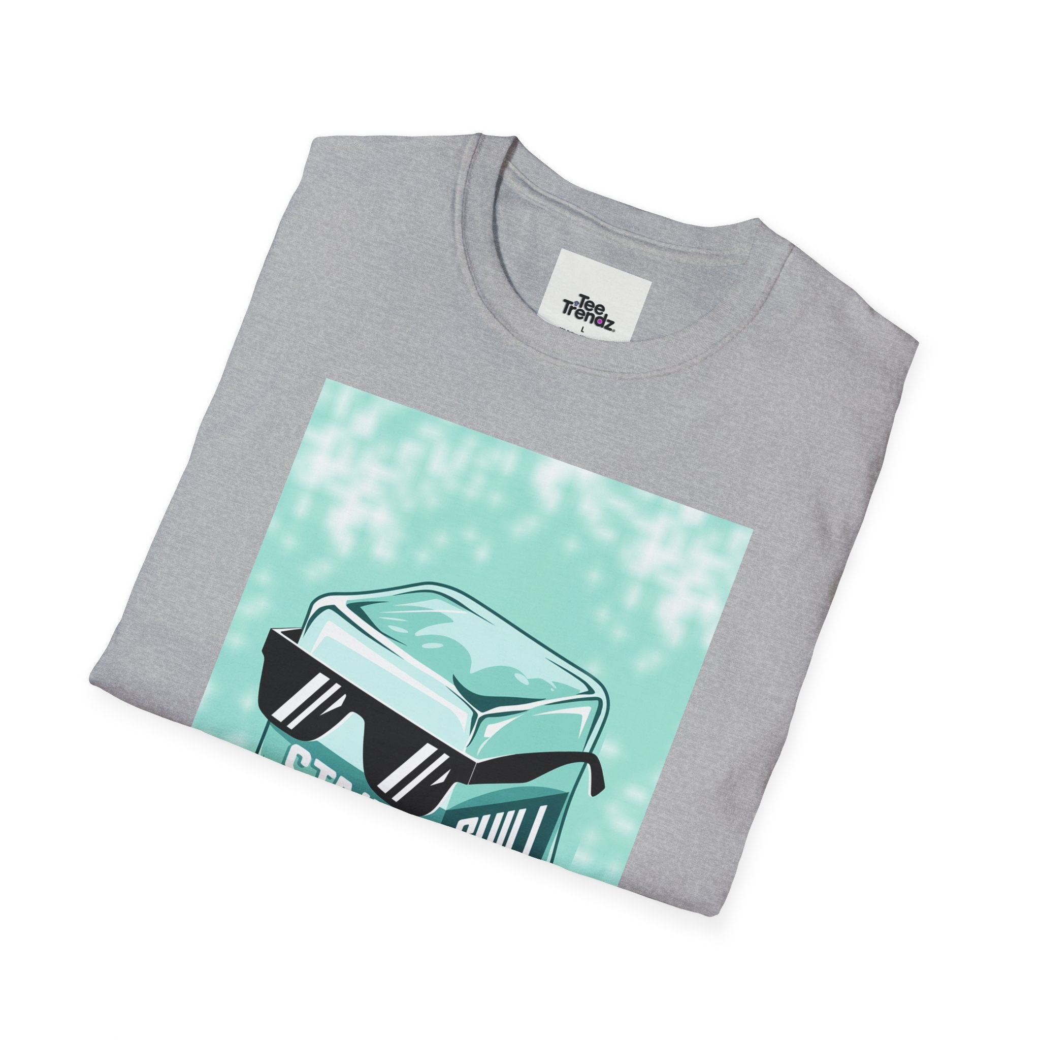 Stay Chill Ice Cube T-Shirt — Retro Sunglasses Graphic Tee