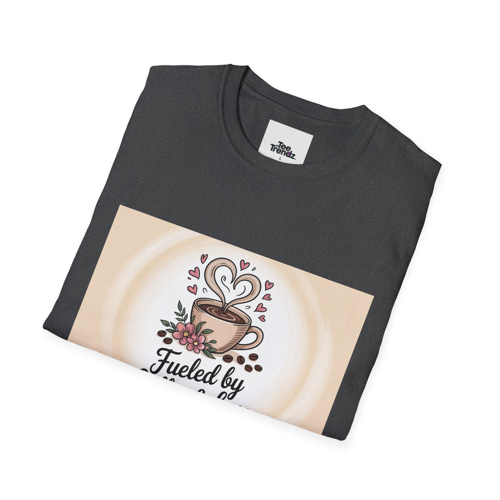 Coffee Lover T-Shirt — "Fueled by Coffee & Love" Graphic Tee