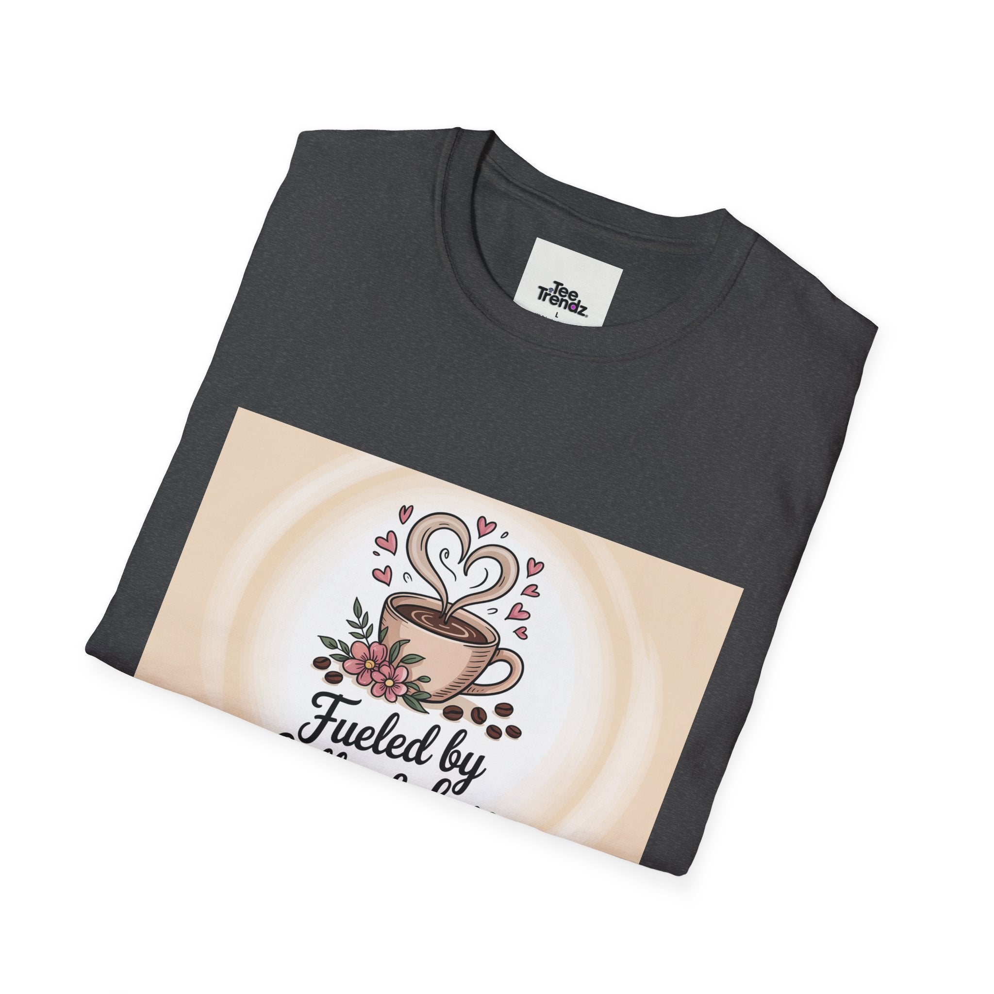 Coffee Lover T-Shirt — "Fueled by Coffee & Love" Graphic Tee