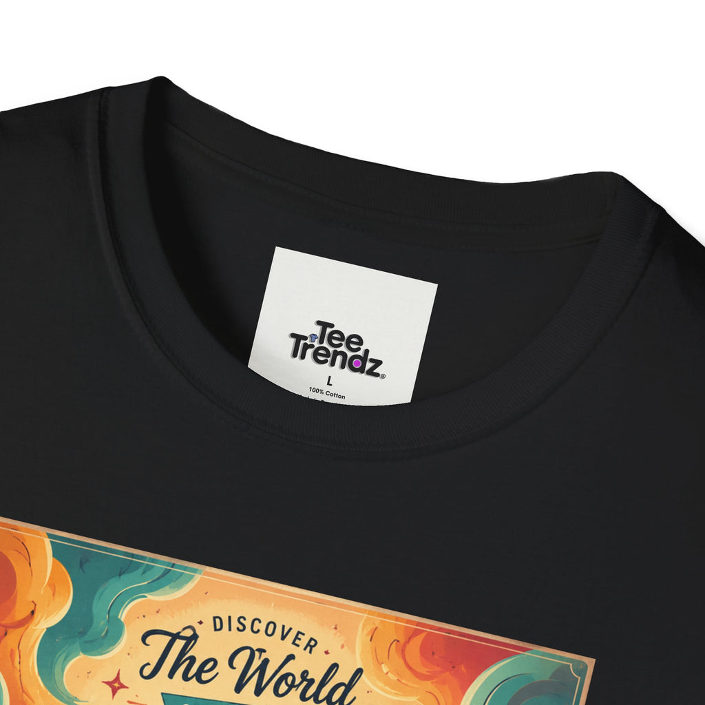 Travel Poster T-Shirt — 'The World, Countless Memories' Vintage Eiffel Tower Tee