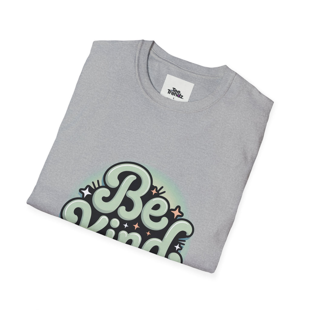 Be Kind T-Shirt — Retro Script Kindness Tee