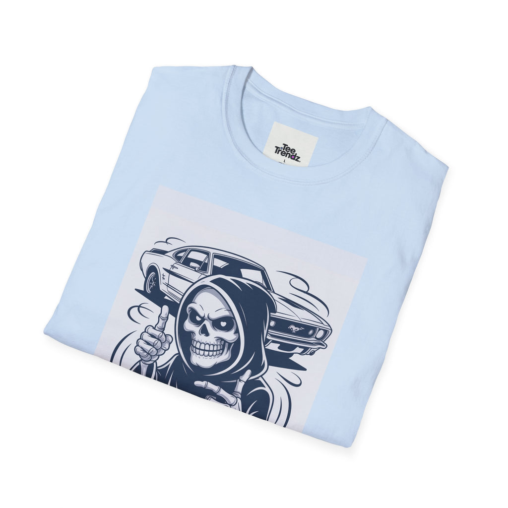 Stay Classic Skull Car T-Shirt — Vintage Japanese Streetwear Tee
