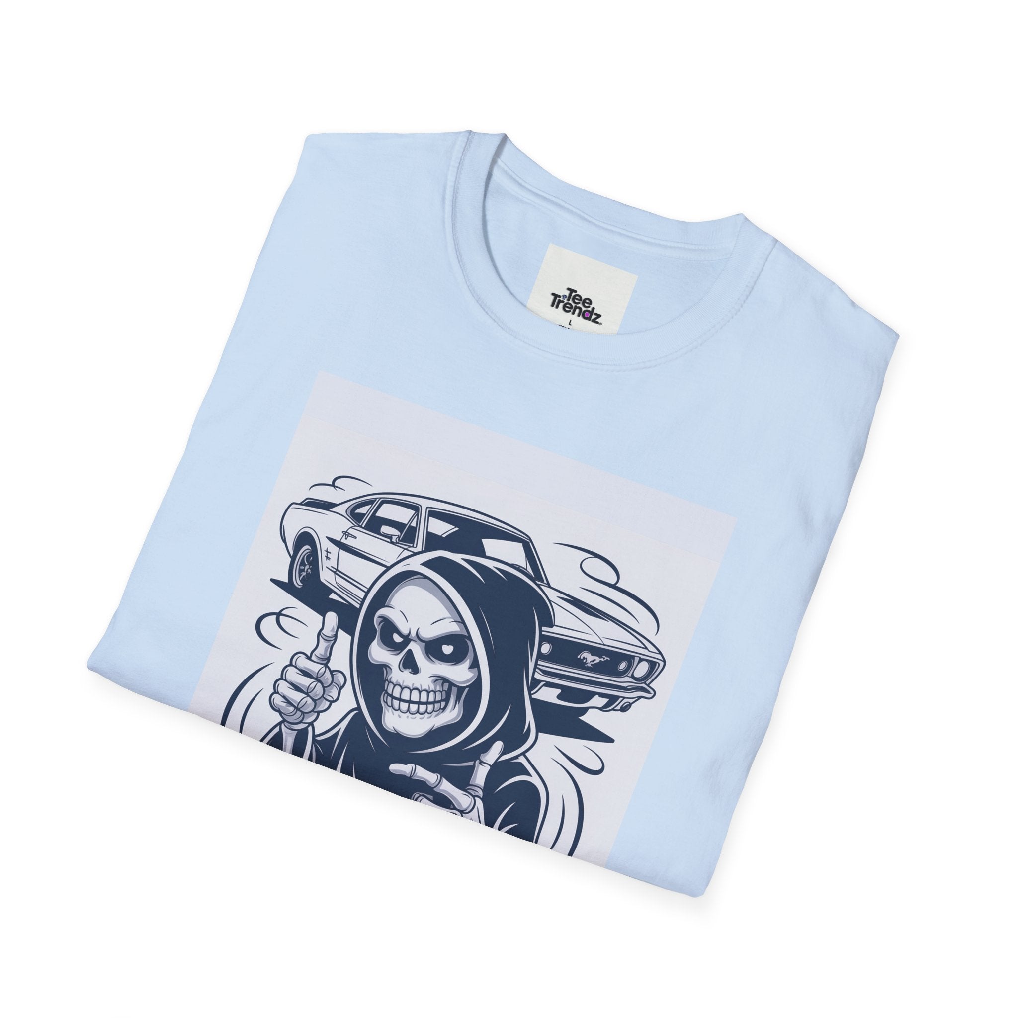 Stay Classic Skull Car T-Shirt — Vintage Japanese Streetwear Tee