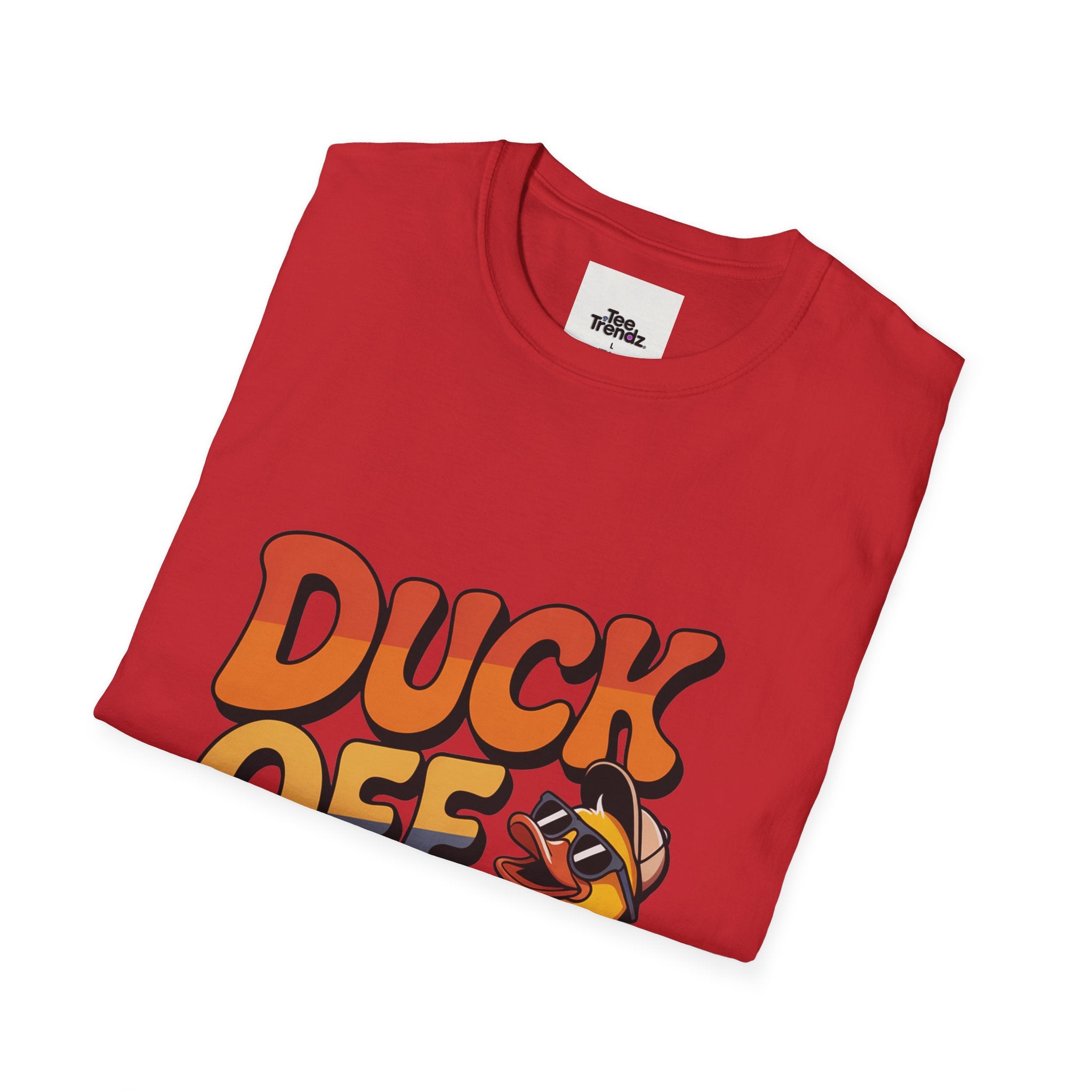 Duck Off Graphic T-Shirt — Funny Rubber Duck Cartoon Tee