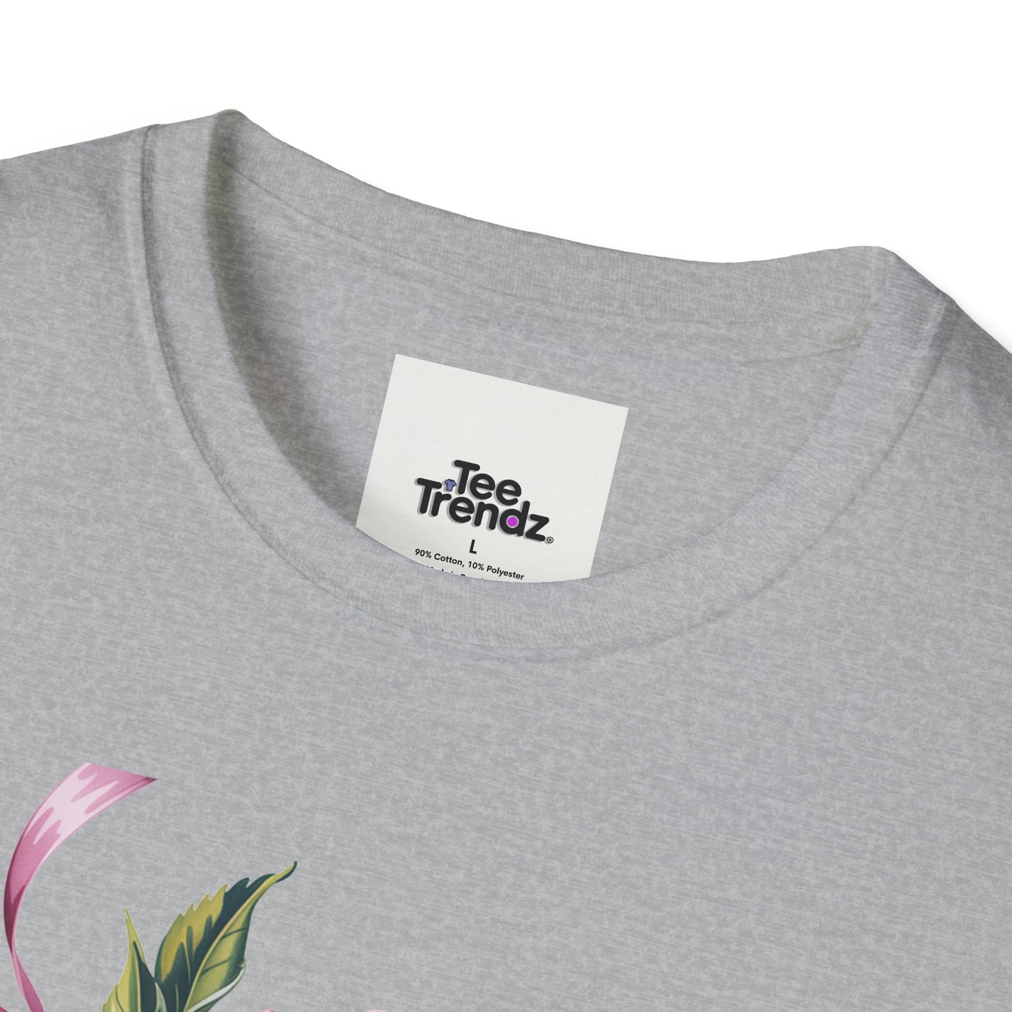 Happy Birthday Floral T-Shirt — Pink Blossom Birthday Tee