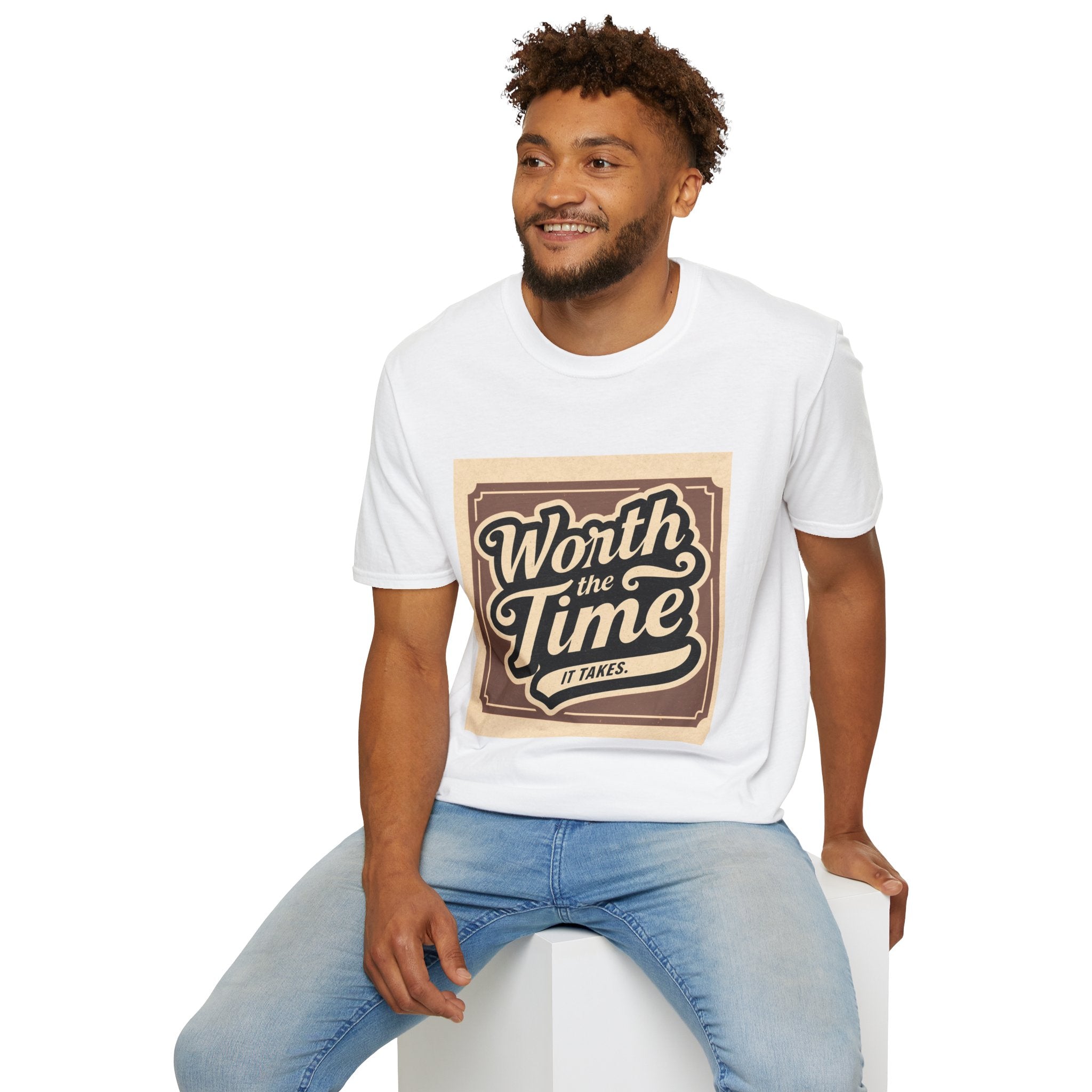 Worth the Time T-Shirt — Retro Vintage Inspirational Tee