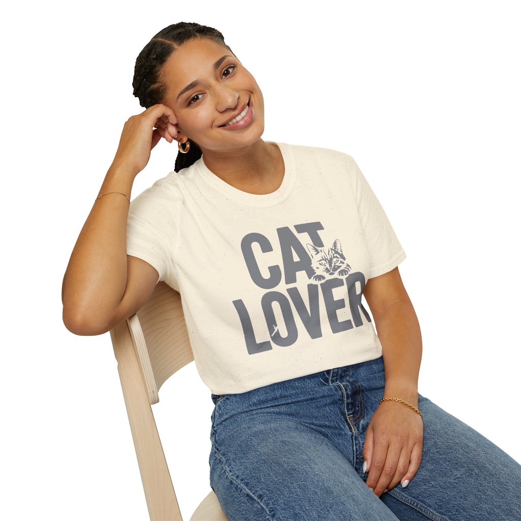 Cat Lover T-Shirt — Bold Graphic Tee for Cat Owners & Pet Lovers