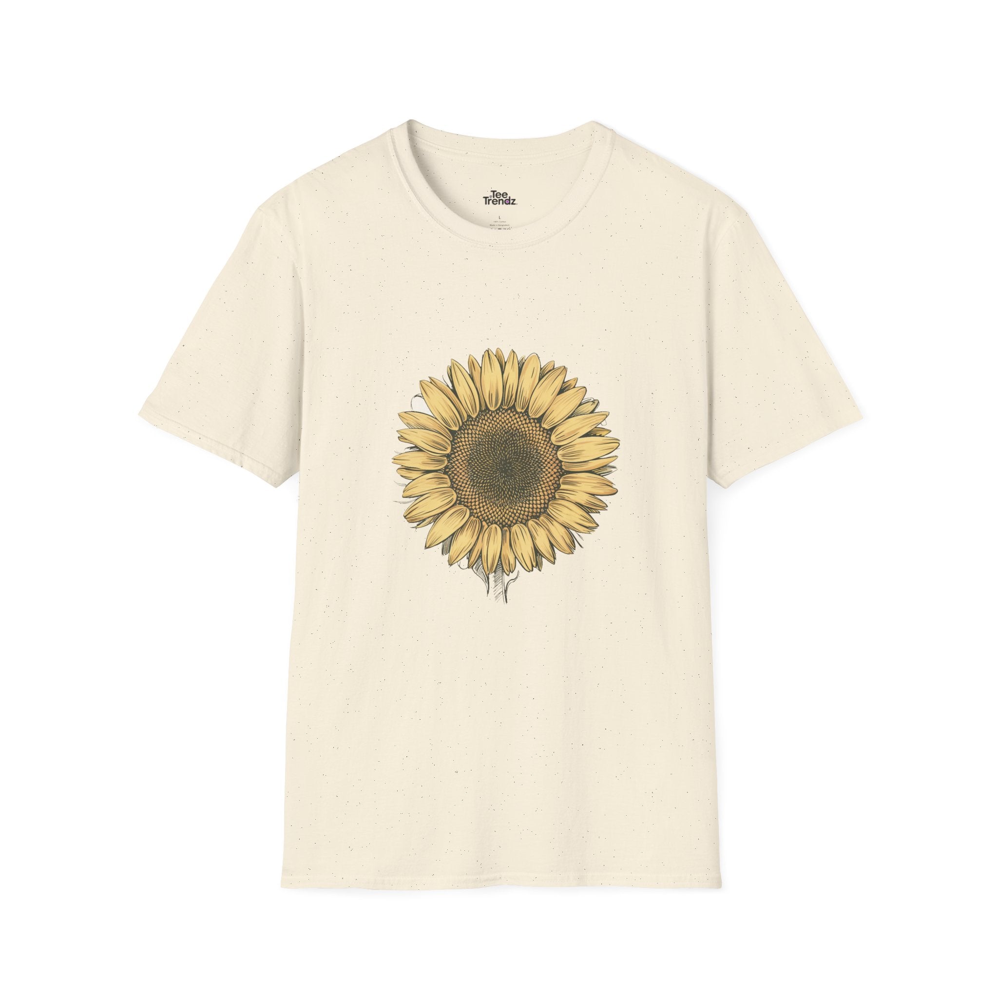 Sunflower Graphic T‑Shirt — Vintage Botanical Floral Tee
