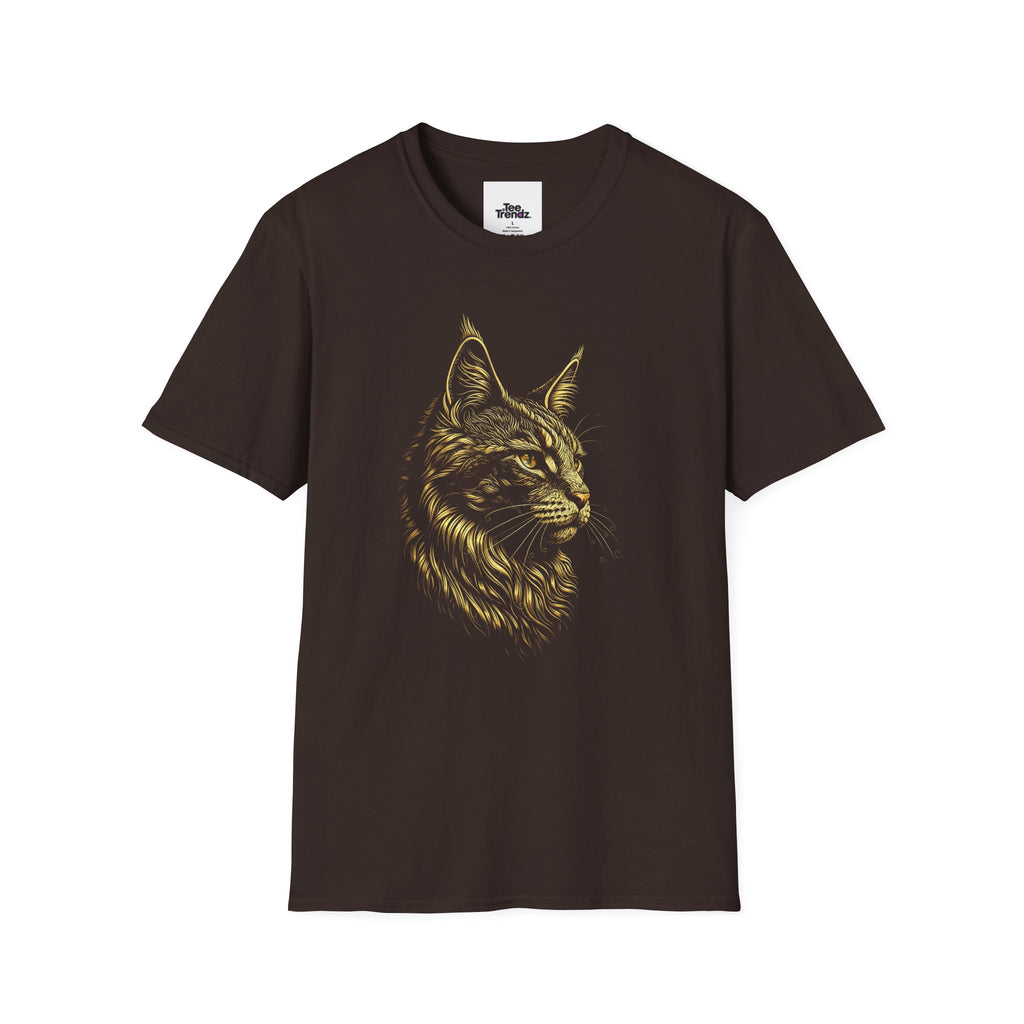Lynx Sketch T-Shirt — Minimal Wildlife Illustration Tee