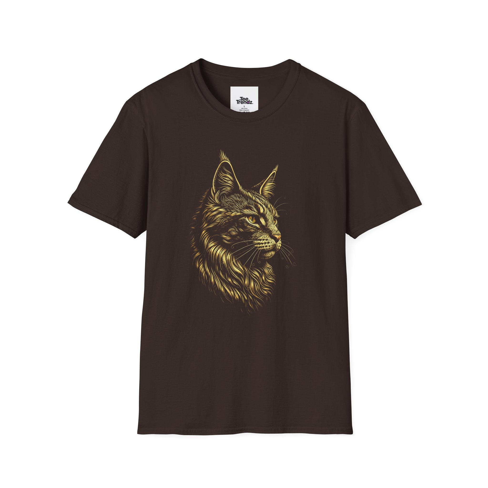 Lynx Sketch T-Shirt — Minimal Wildlife Illustration Tee