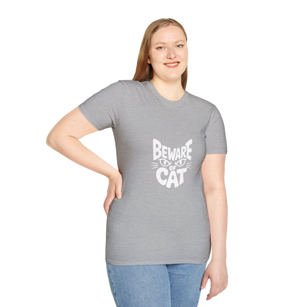 Beware of Cat T-Shirt — Funny Cat Lover Tee