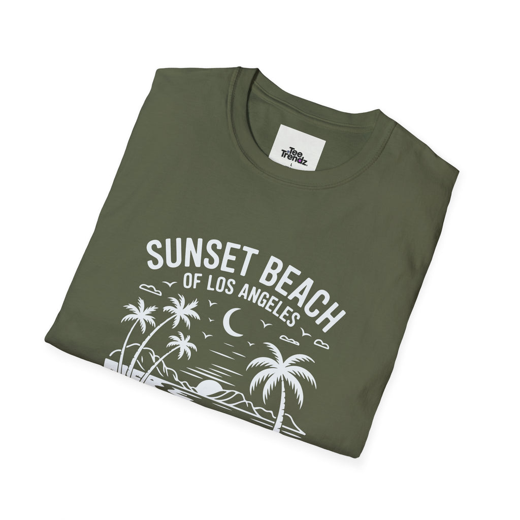 Sunset Beach Surfrider T-Shirt — West Coast California Surf Tee