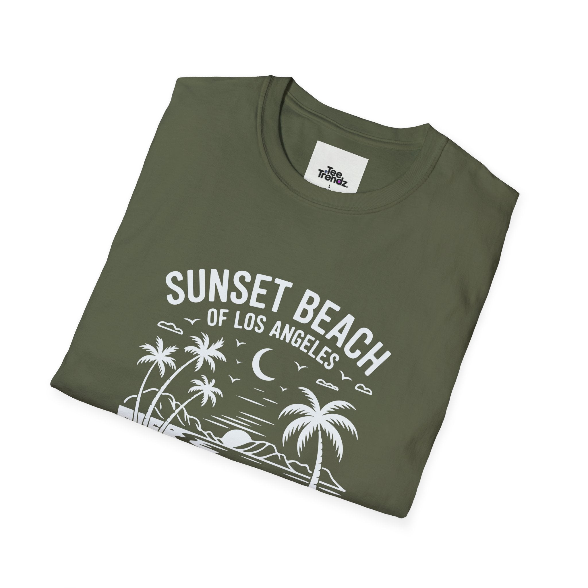 Sunset Beach Surfrider T-Shirt — West Coast California Surf Tee
