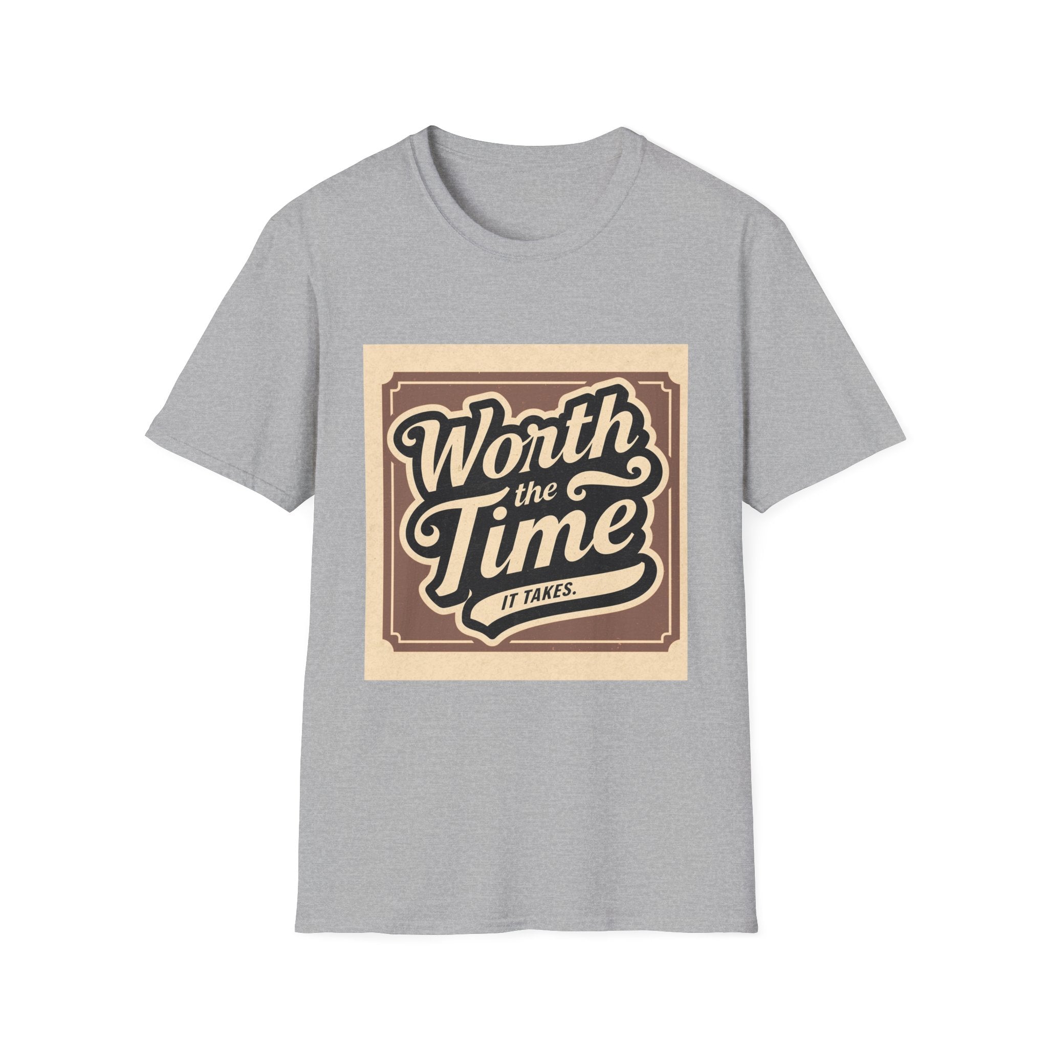 Worth the Time T-Shirt — Retro Vintage Inspirational Tee