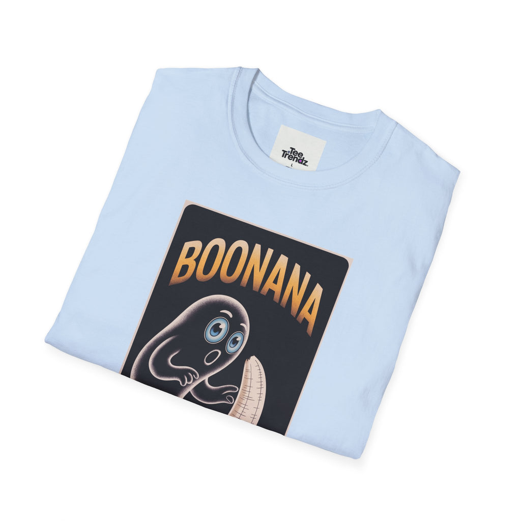T-Shirt — "Boonana" Ghost with Banana Retro Graphic