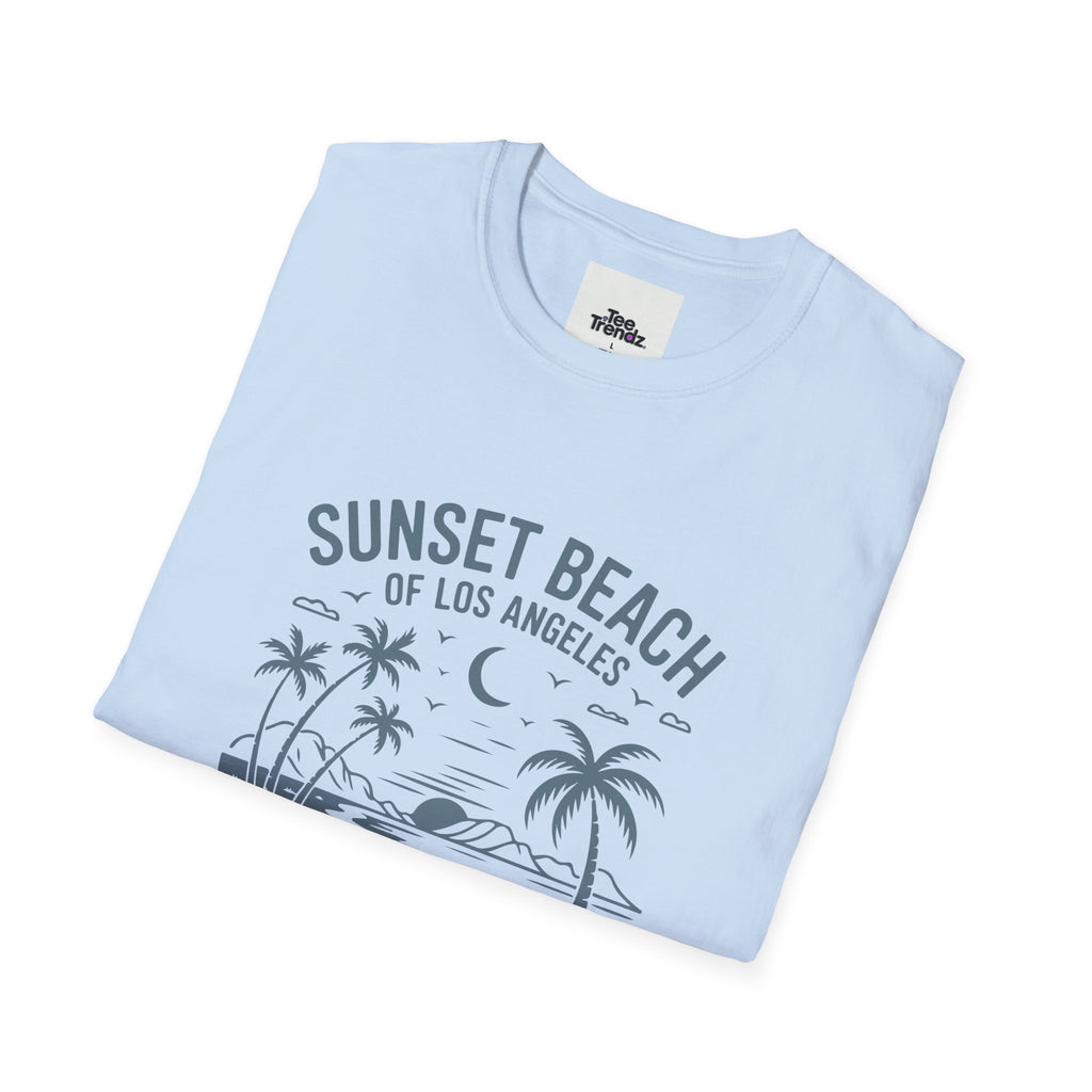 Sunset Beach Surfrider T-Shirt — West Coast California Surf Tee