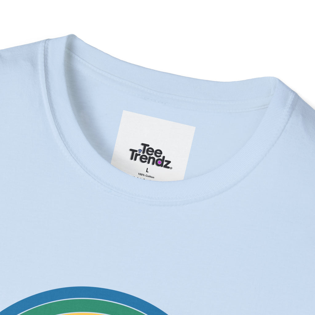 Pure Joy Dog T-Shirt – Playful Beagle Graphic Tee with Rainbow