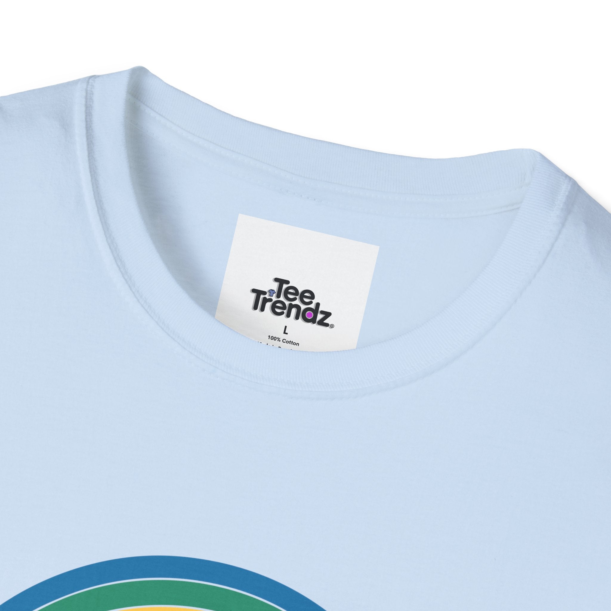 Pure Joy Dog T-Shirt – Playful Beagle Graphic Tee with Rainbow