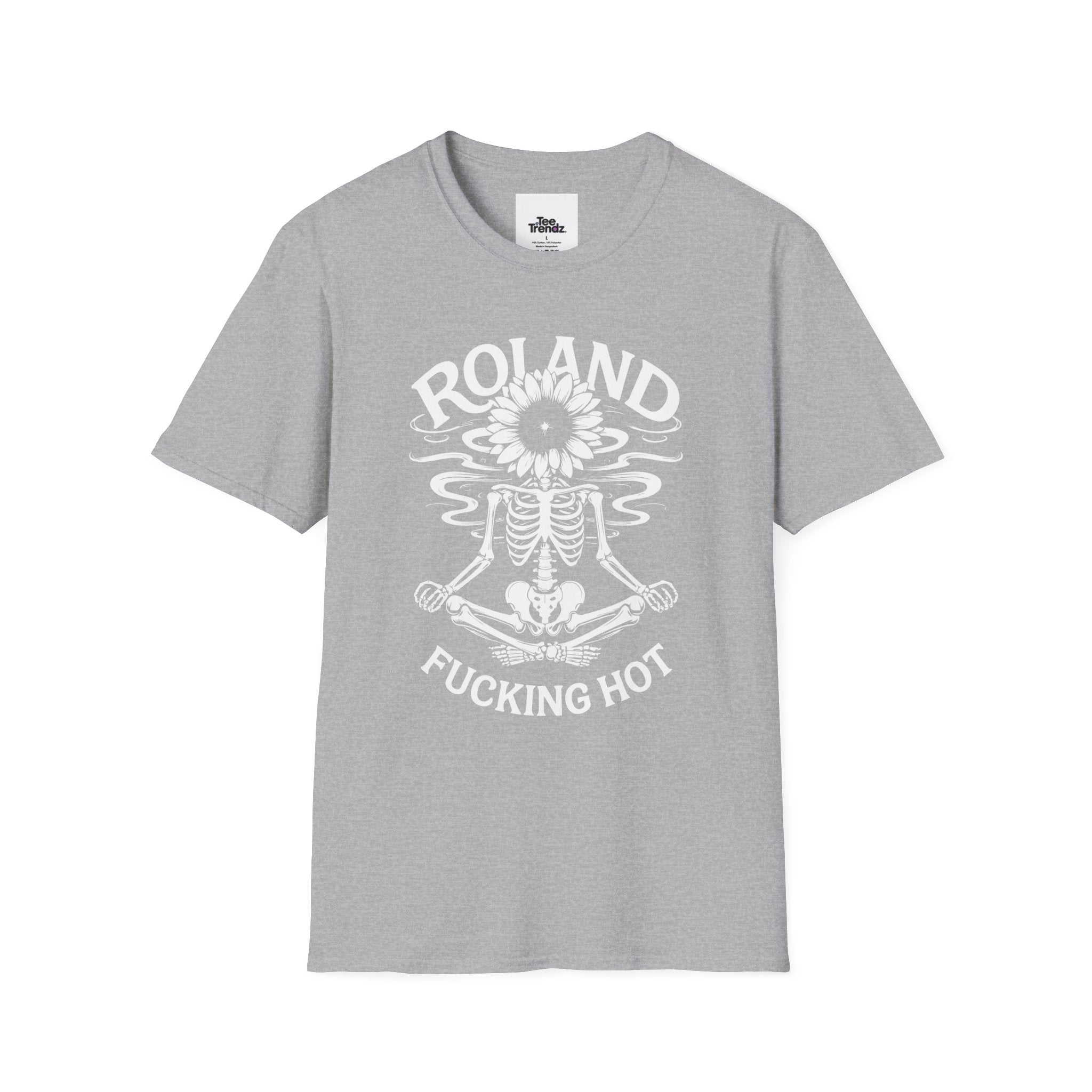 Roland “Fucking Hot” Graphic T-Shirt — Skeleton Sunband Tee