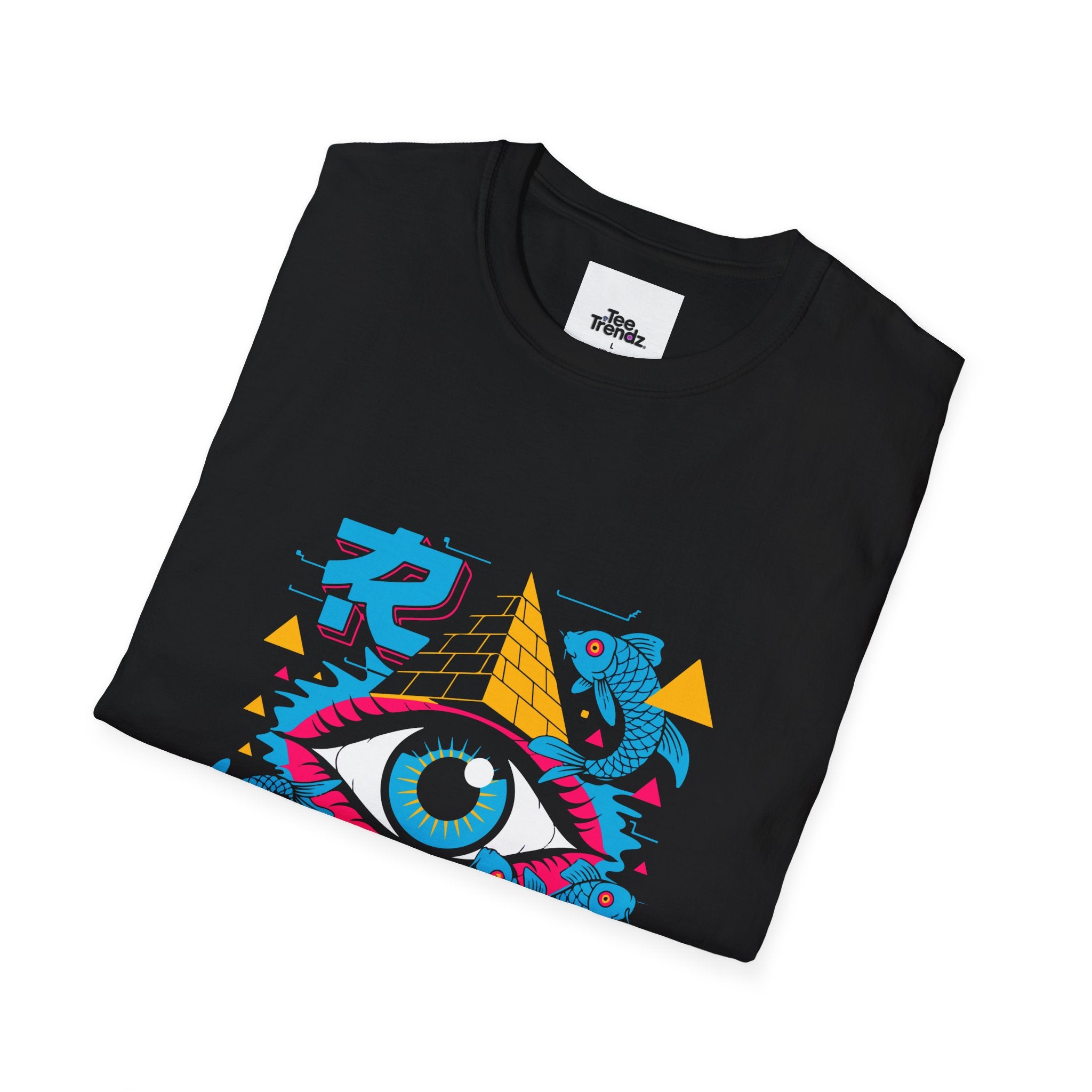Psychedelic Eye T-Shirt — Retro Japanese Graphic Tee