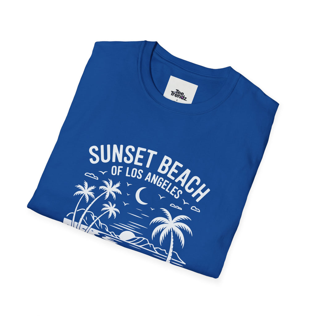 Sunset Beach Surfrider T-Shirt — West Coast California Surf Tee