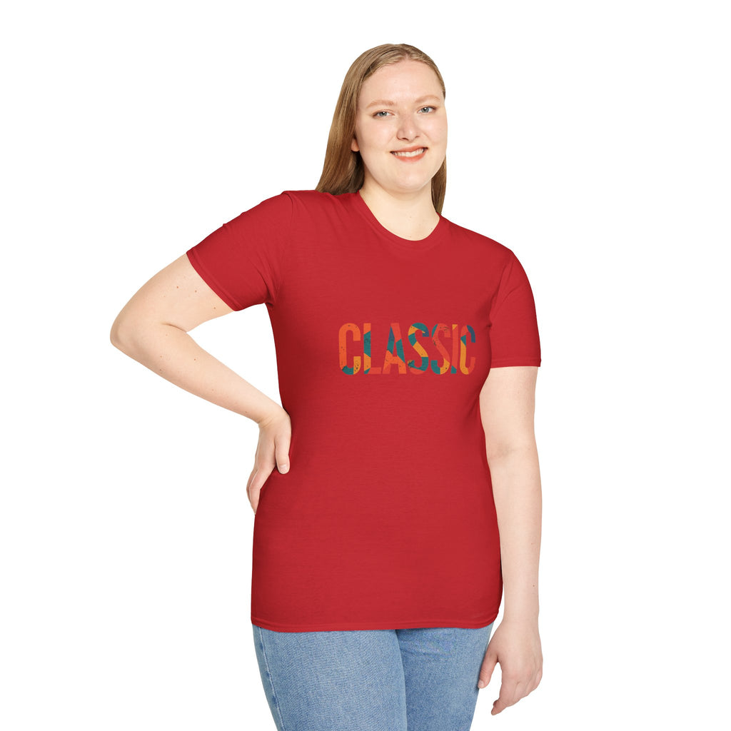 Classic Retro Text T-Shirt