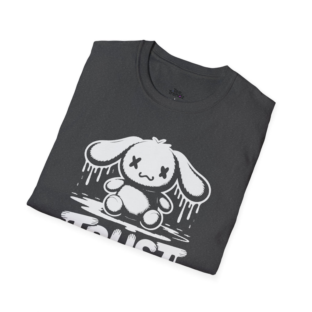 Trust Yourself Cute Bunny Graphic Tee — "Trust Yourself" Motivational T-Shirt