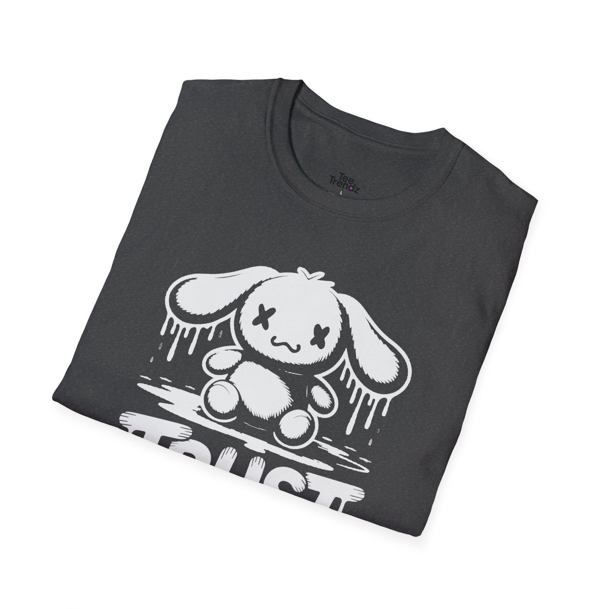 Trust Yourself Cute Bunny Graphic Tee — "Trust Yourself" Motivational T-Shirt