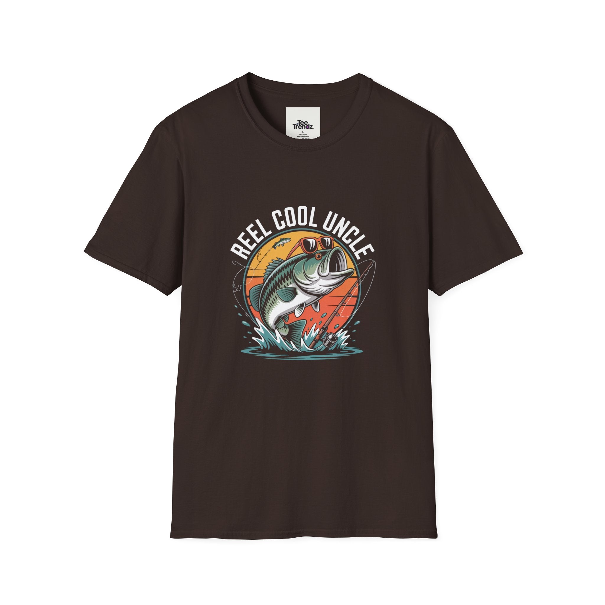 Reel Cool Uncle T-Shirt – Fishing Bass Graphic Tee