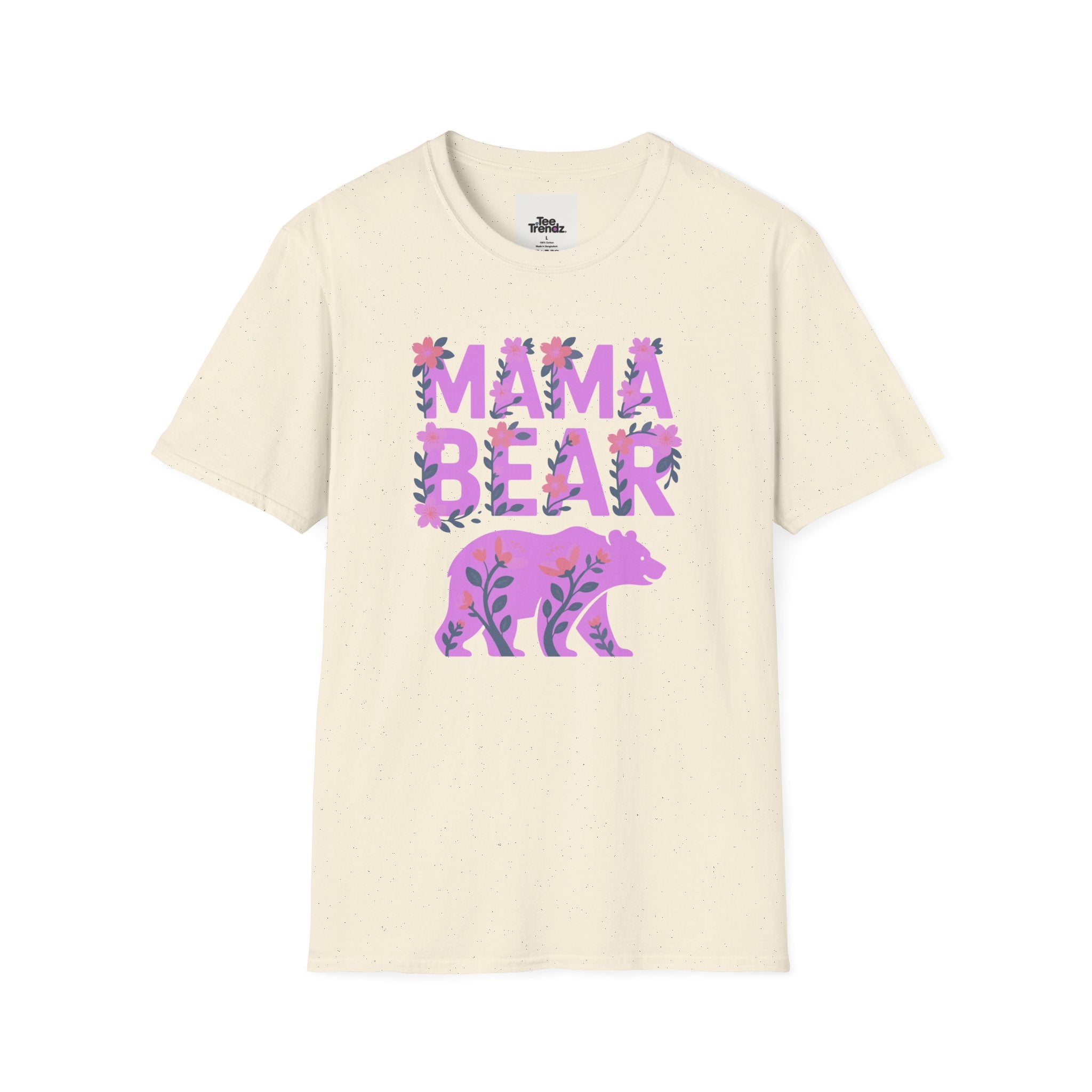Mama Bear Floral T-Shirt — Mother's Day Mom Tee