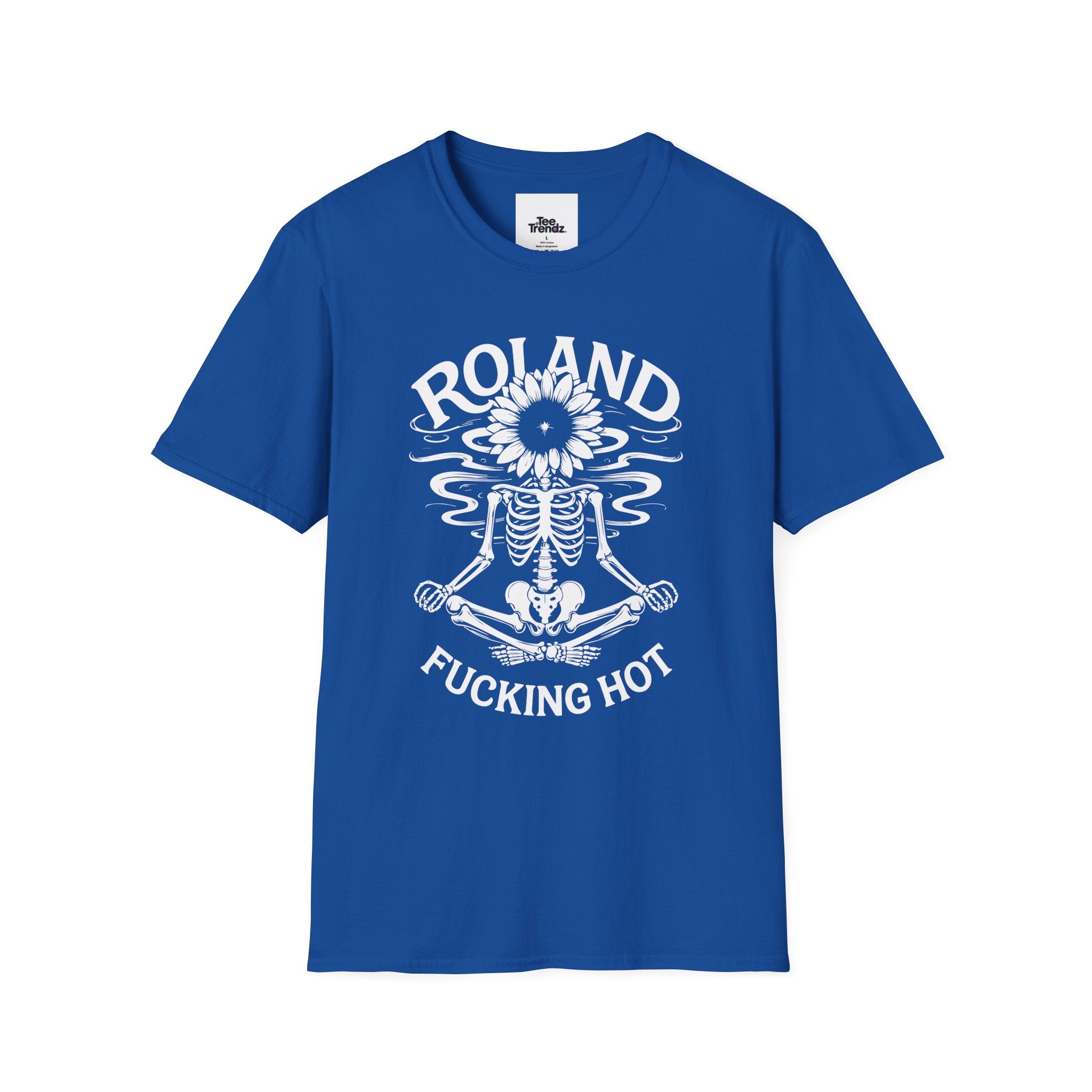 Roland “Fucking Hot” Graphic T-Shirt — Skeleton Sunband Tee