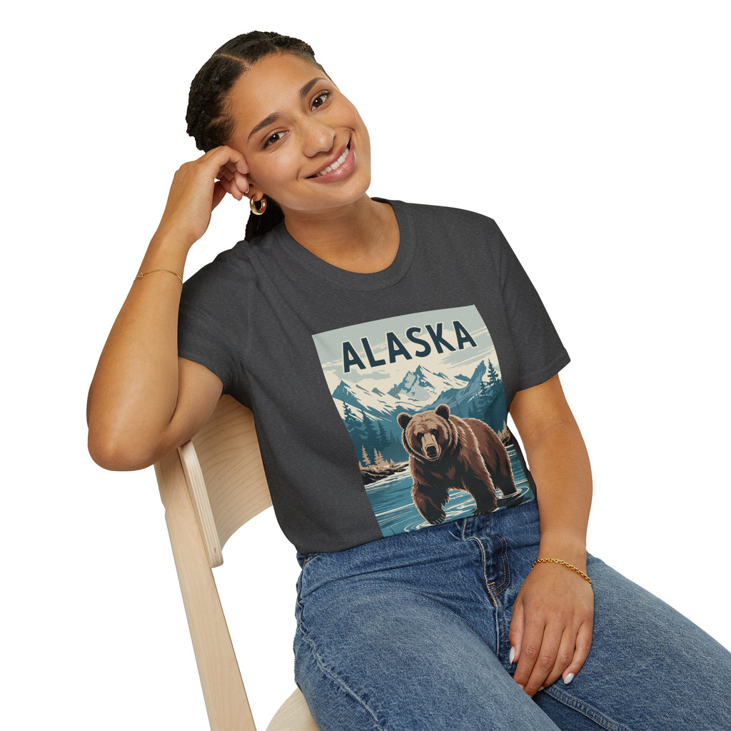 Alaska Bear T-Shirt — Vintage Mountain Wildlife Tee
