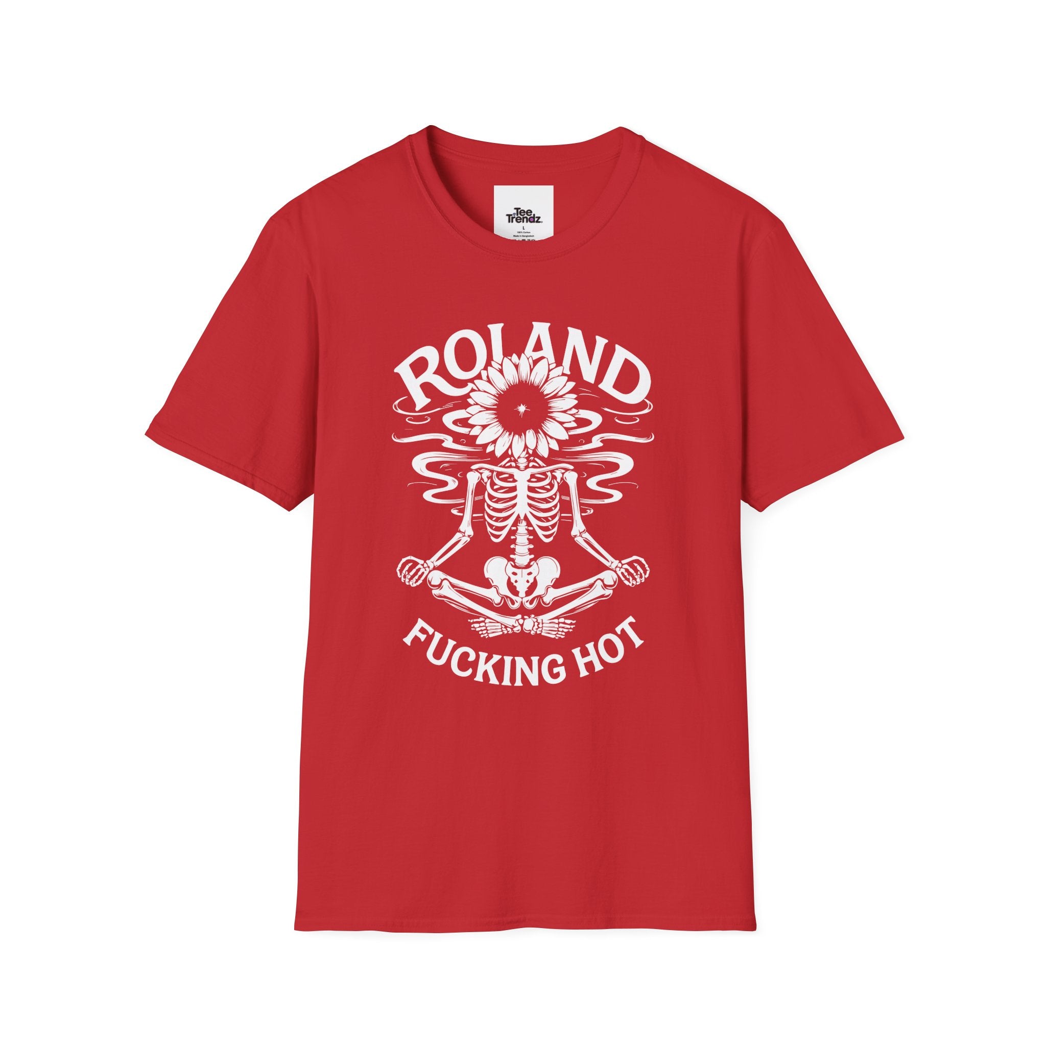 Roland “Fucking Hot” Graphic T-Shirt — Skeleton Sunband Tee