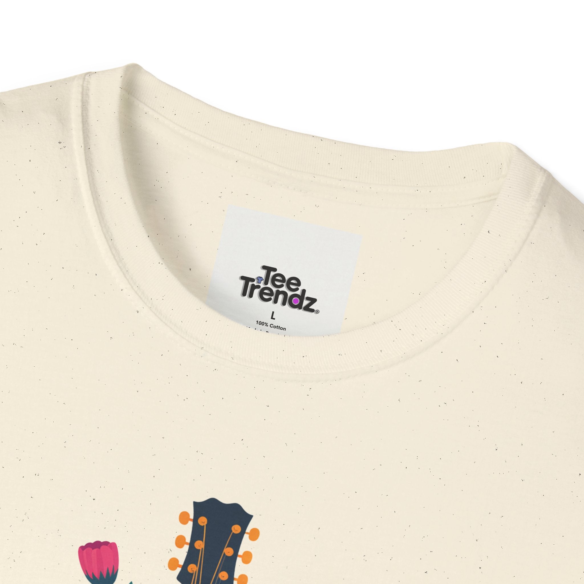 Nashville Vibes Guitar T-Shirt – Floral Music Festival Tee