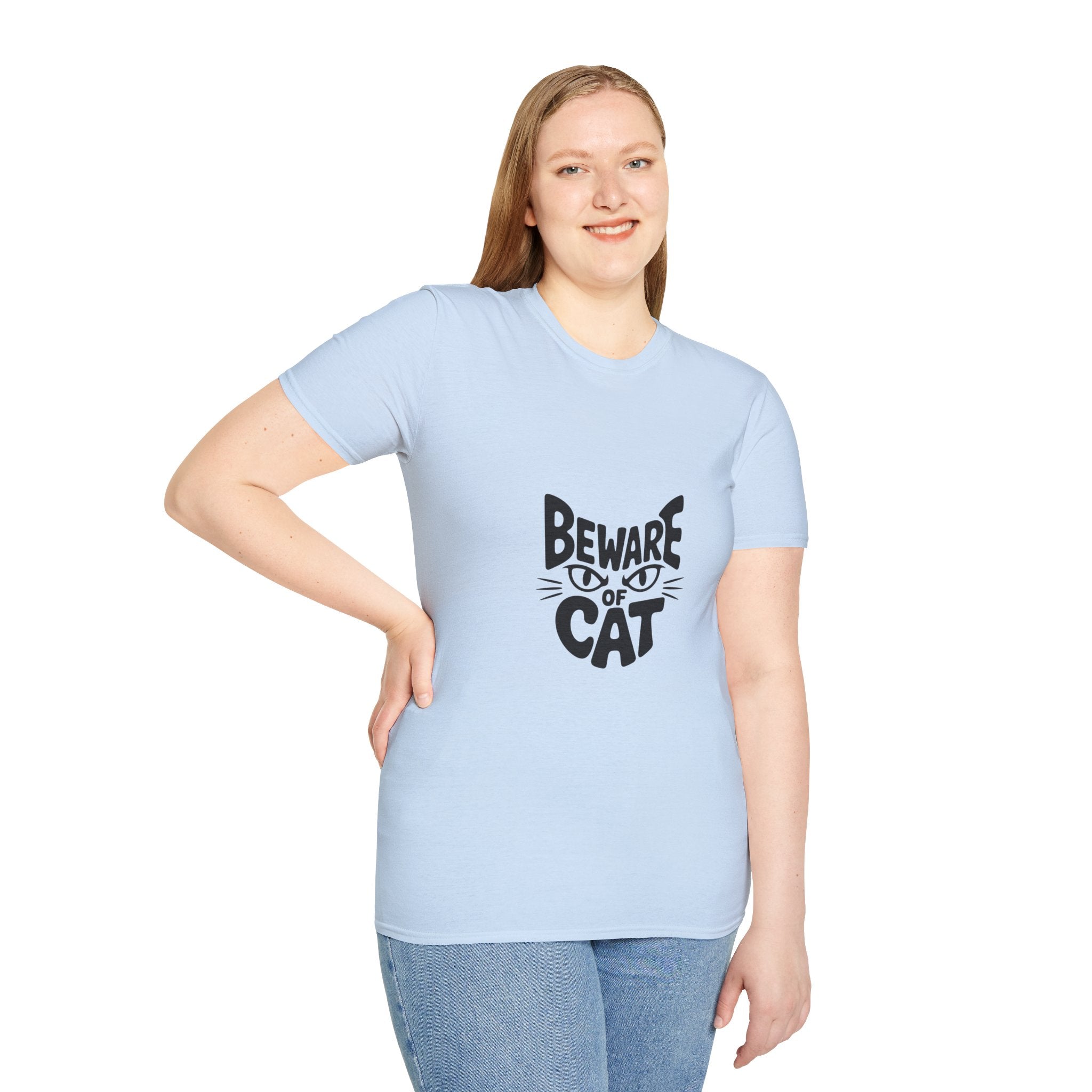 Beware of Cat T-Shirt — Funny Cat Lover Tee