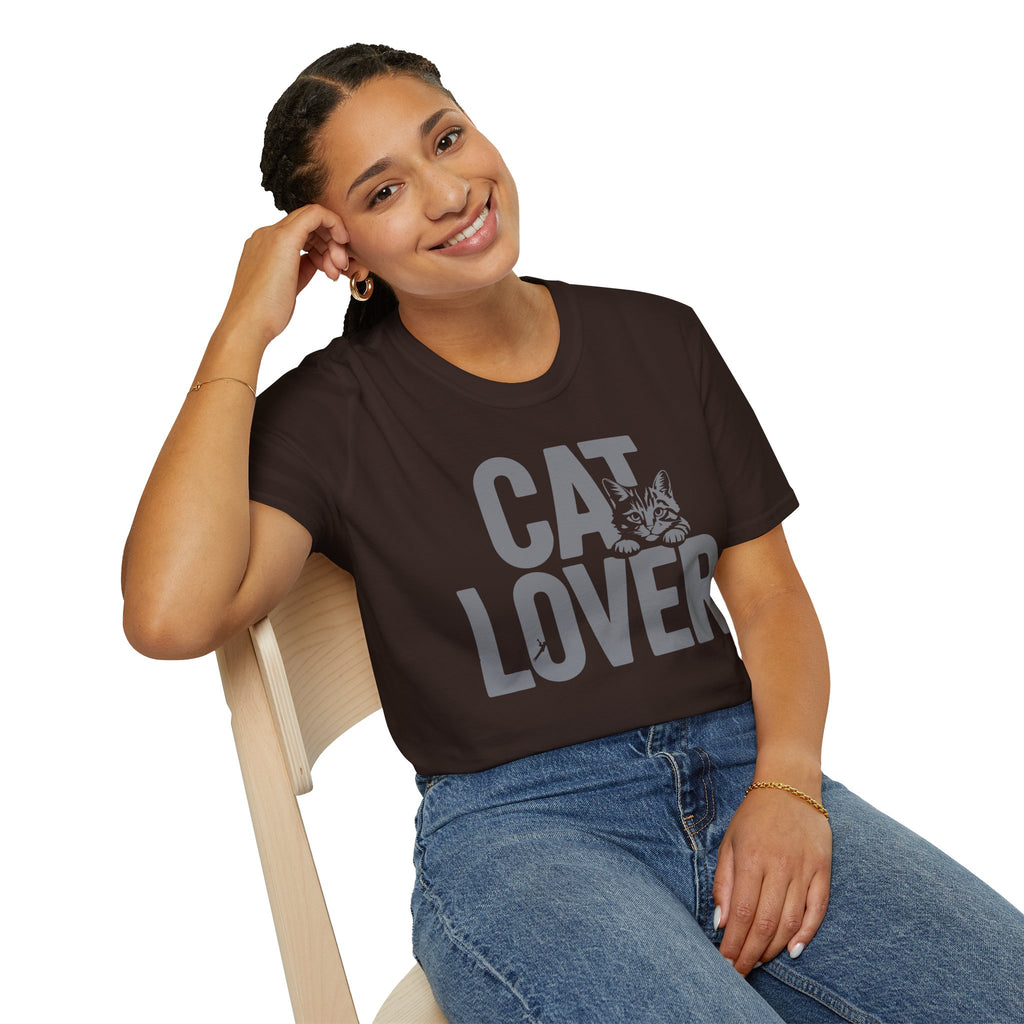 Cat Lover T-Shirt — Bold Graphic Tee for Cat Owners & Pet Lovers
