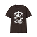 Trust Yourself Cute Bunny Graphic Tee — "Trust Yourself" Motivational T-Shirt