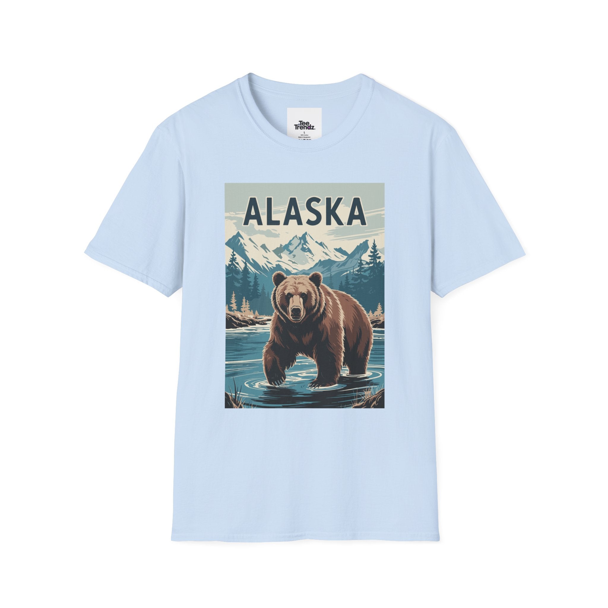 Alaska Bear T-Shirt — Vintage Mountain Wildlife Tee
