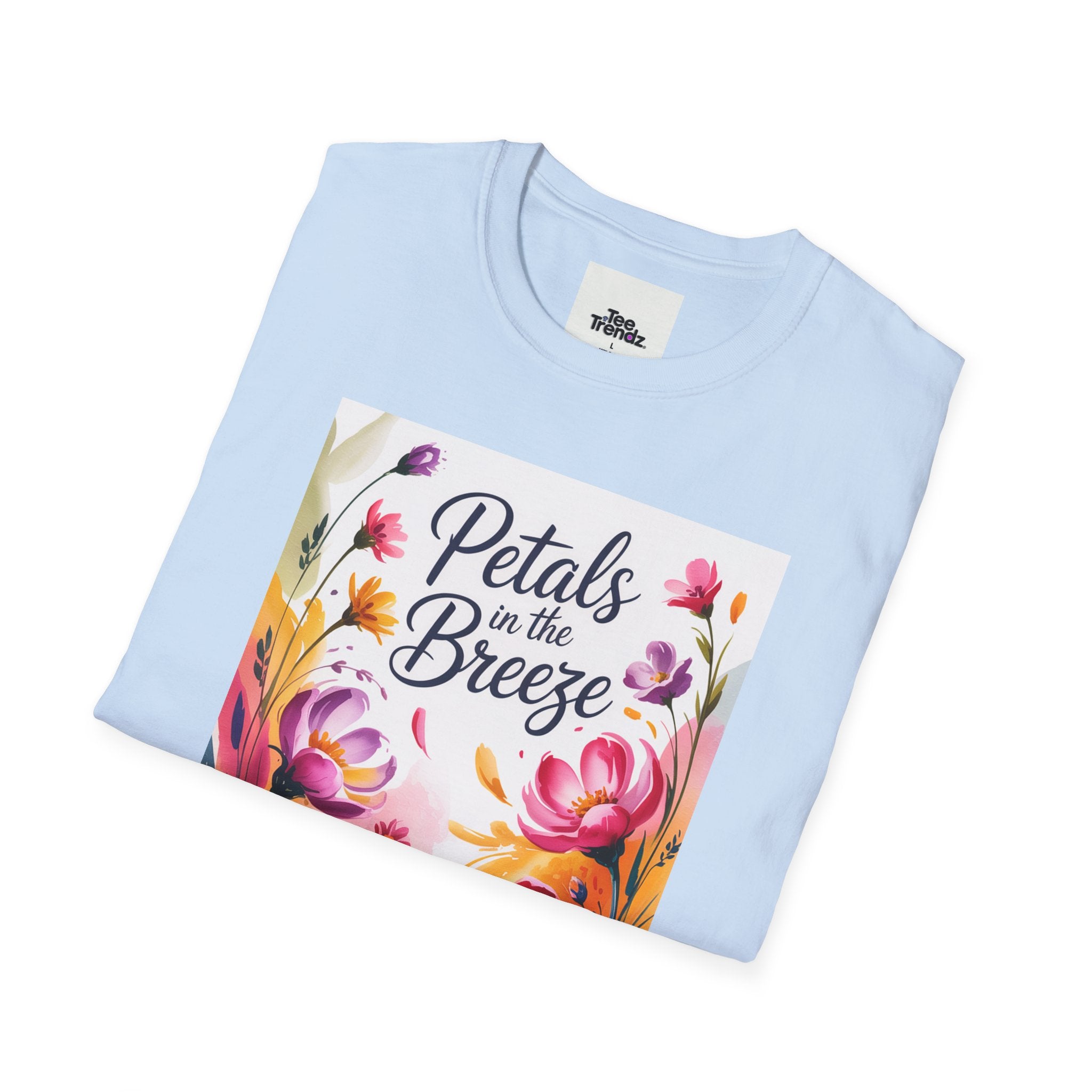 Petals in the Breeze Floral T-Shirt