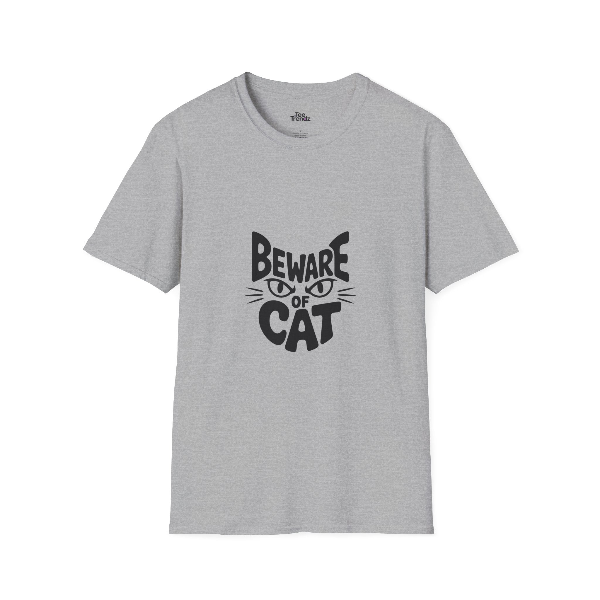 Beware of Cat T-Shirt — Funny Cat Lover Tee