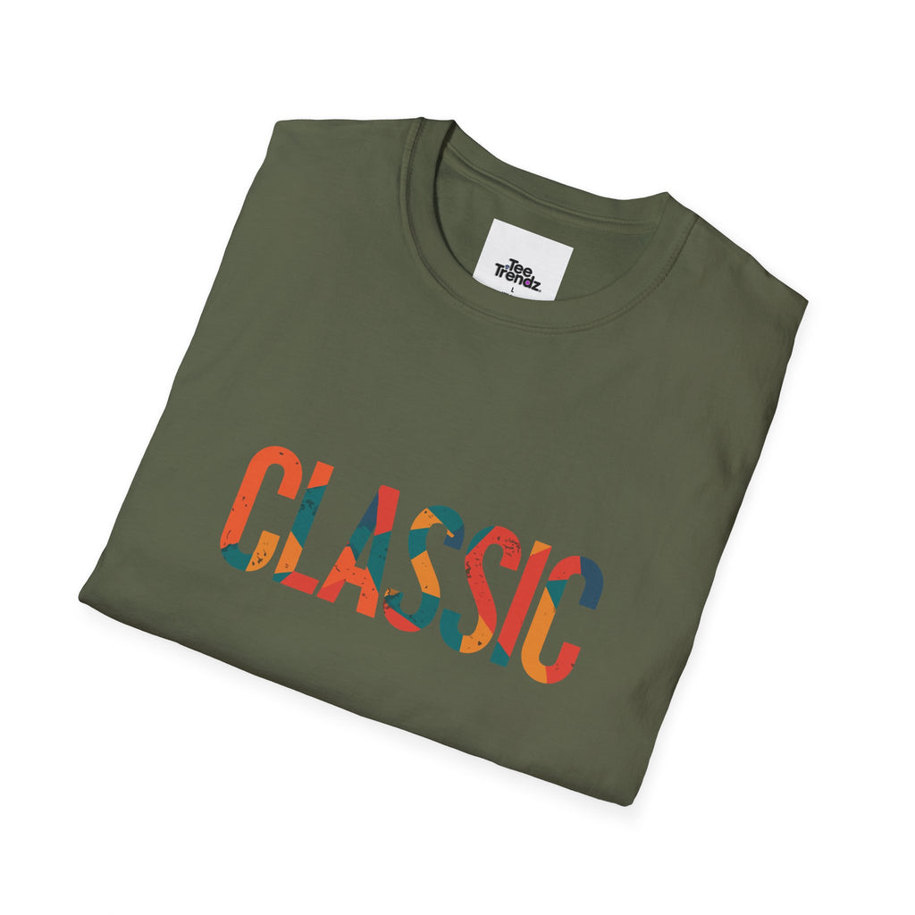 Classic Retro Text T-Shirt
