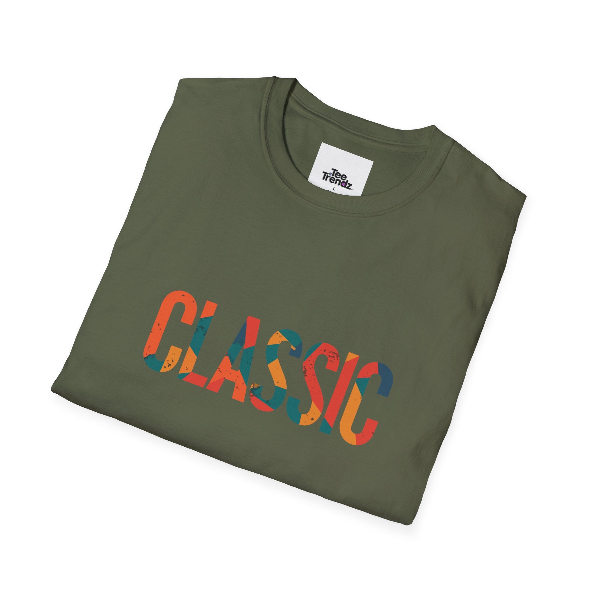 Classic Retro Text T-Shirt