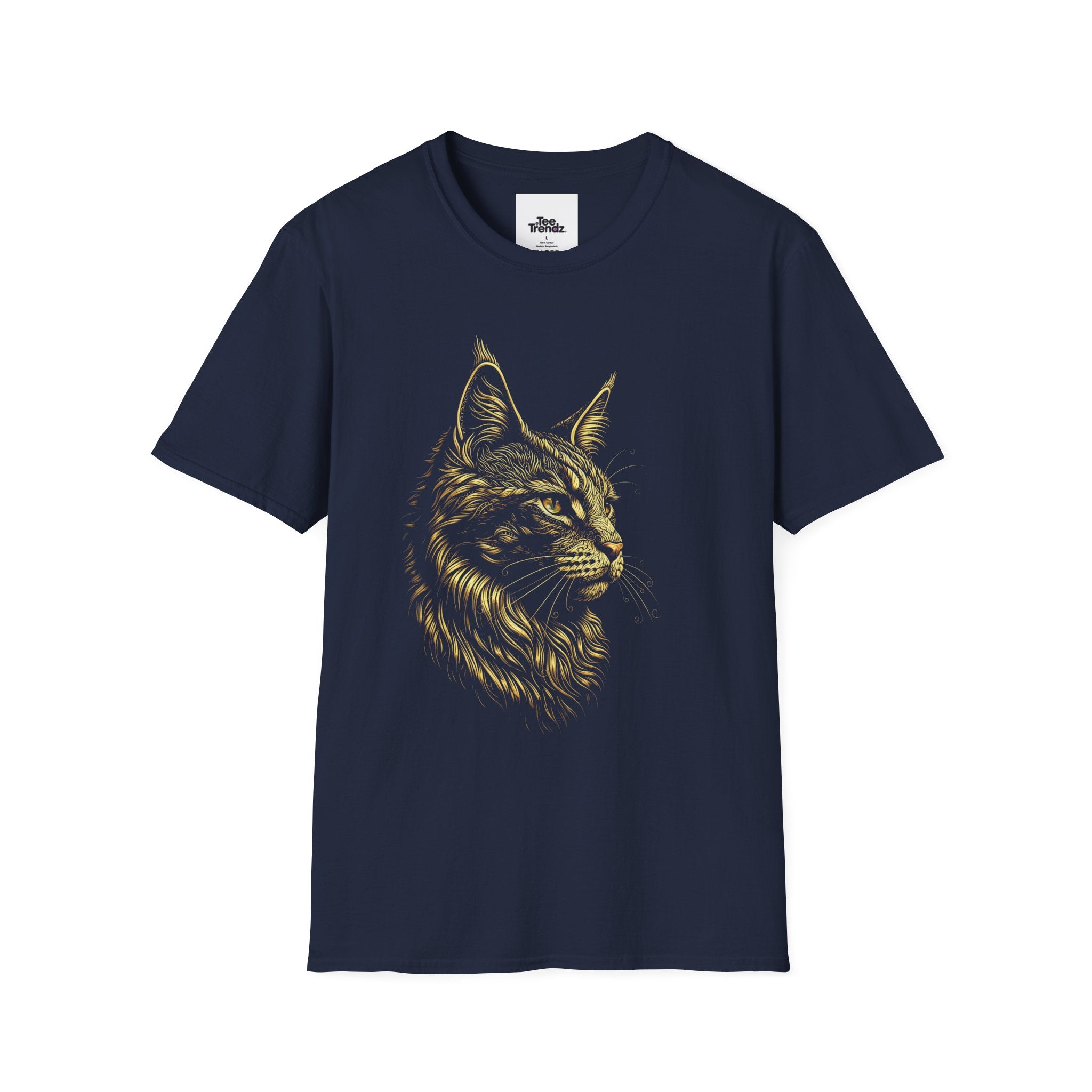 Lynx Sketch T-Shirt — Minimal Wildlife Illustration Tee