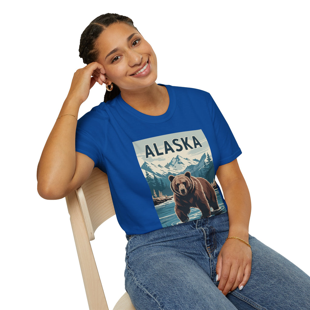 Alaska Bear T-Shirt — Vintage Mountain Wildlife Tee
