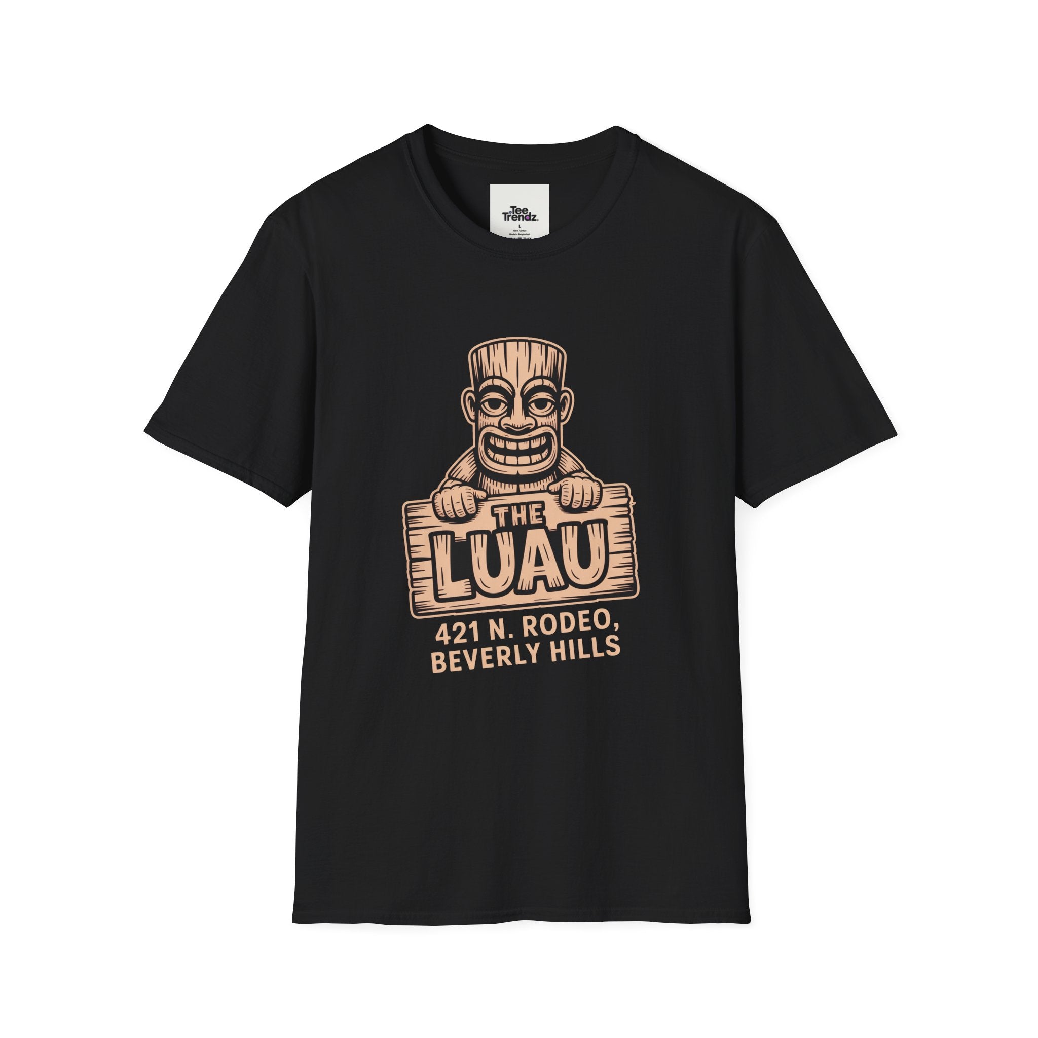 Luau T-Shirt — Vintage Tiki The Luau Graphic Tee (421 N. Rodeo, Beverly Hills)