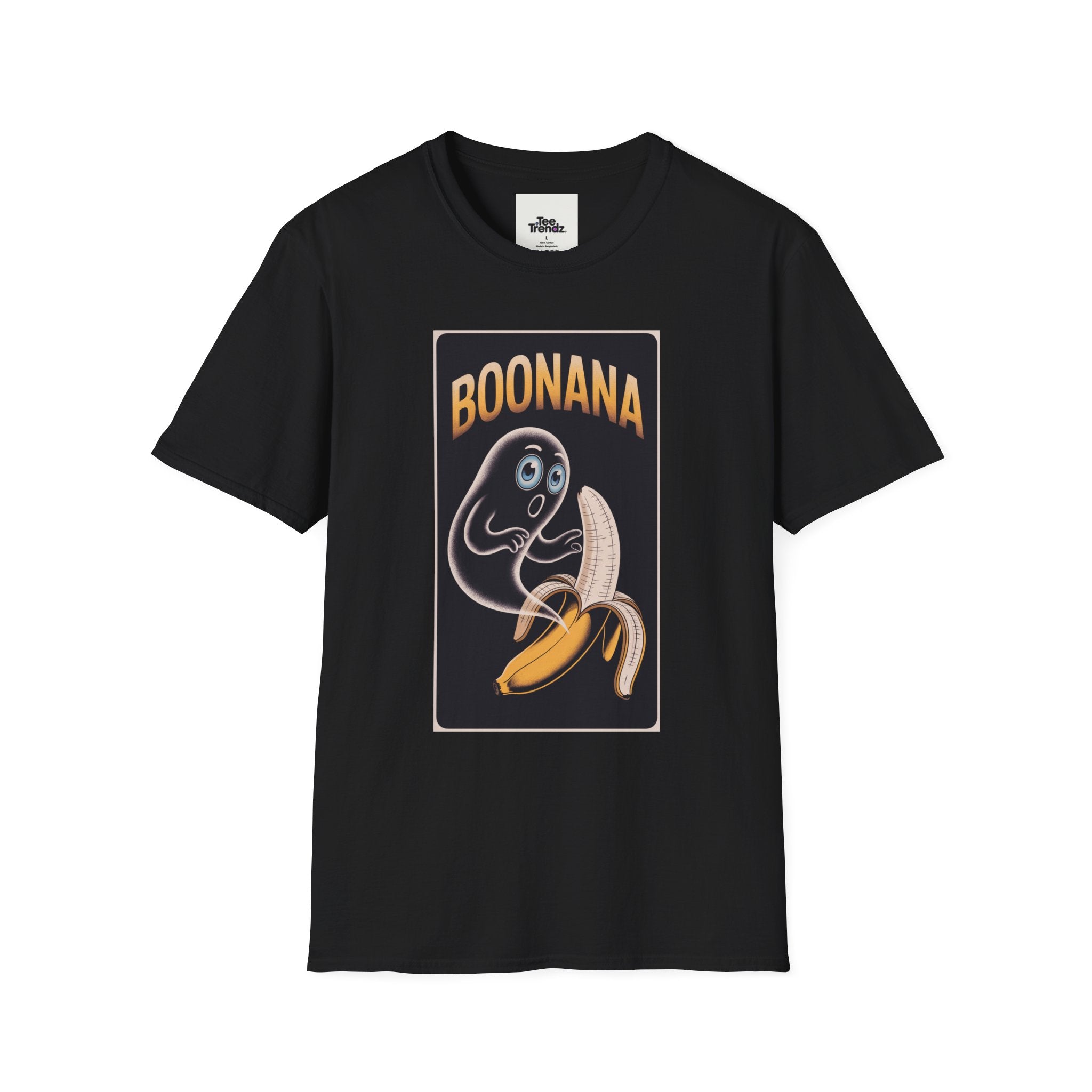 T-Shirt — "Boonana" Ghost with Banana Retro Graphic