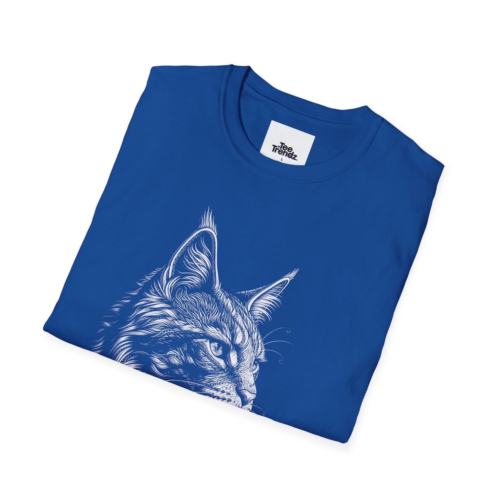 Lynx Sketch T-Shirt — Minimal Wildlife Illustration Tee