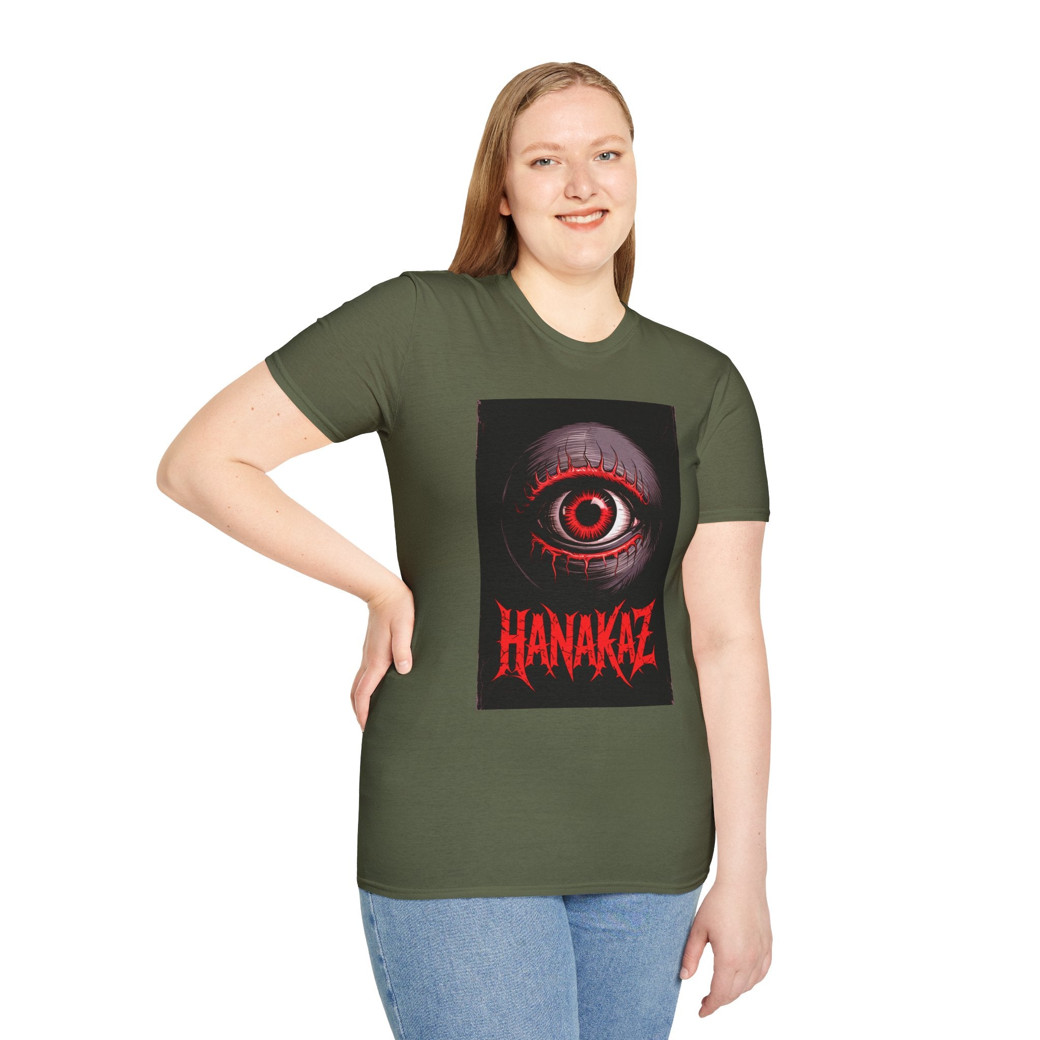 Hanakaz Red Eye Graphic T-Shirt