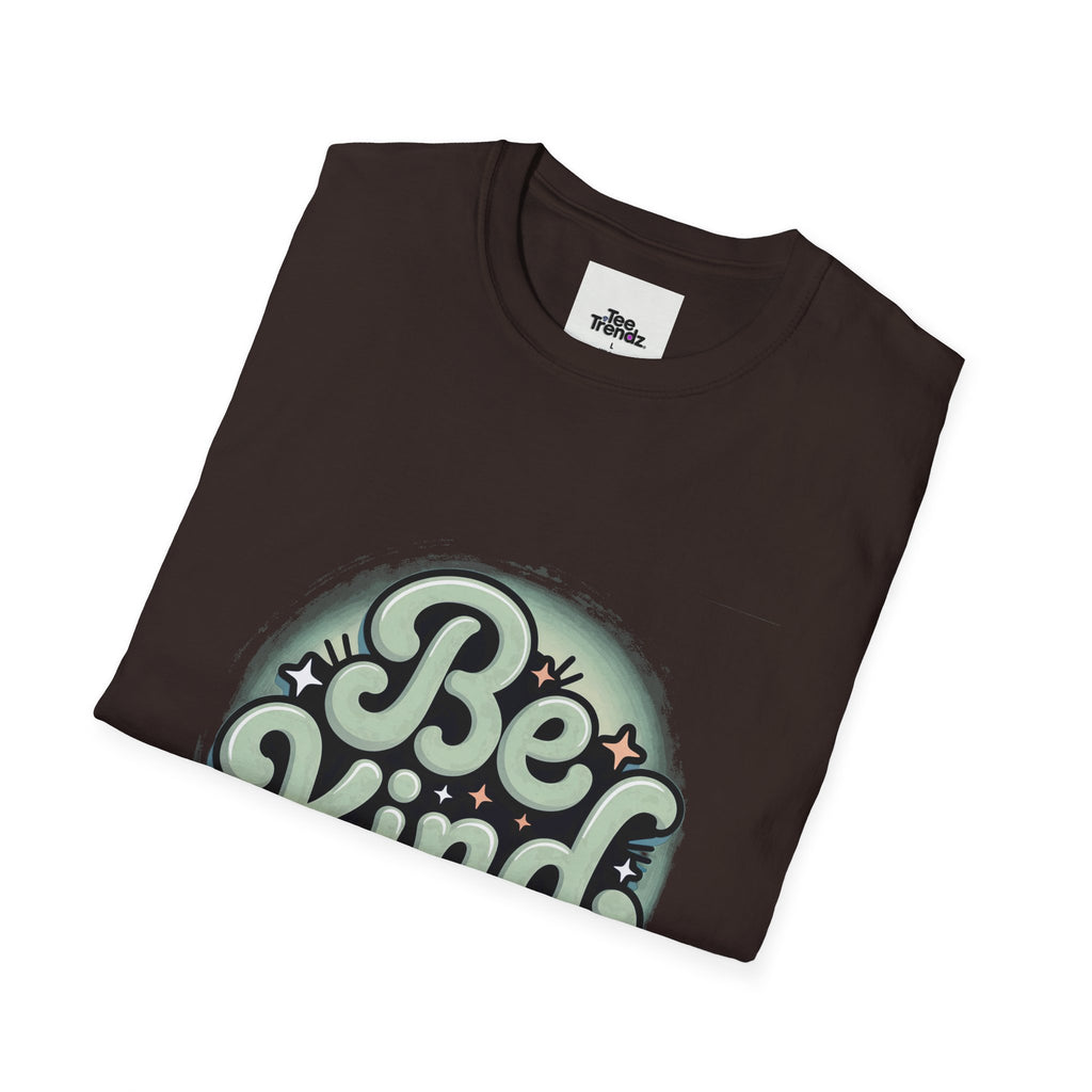 Be Kind T-Shirt — Retro Script Kindness Tee