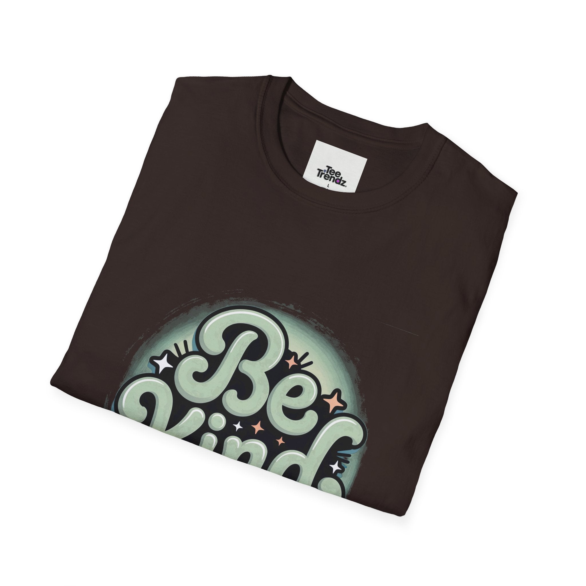Be Kind T-Shirt — Retro Script Kindness Tee